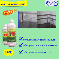 Tẩy cặn canxi trên kính